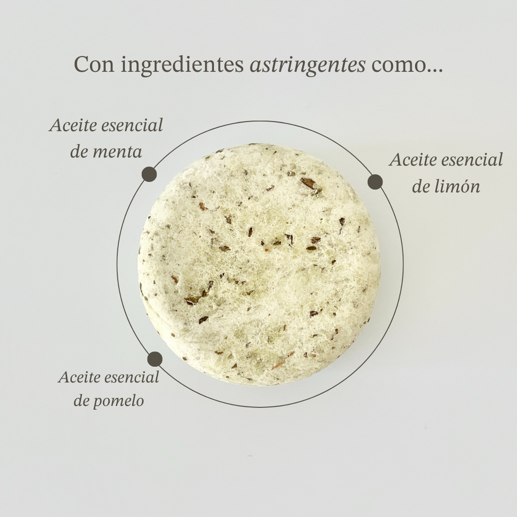 Solid astringent shampoo-4