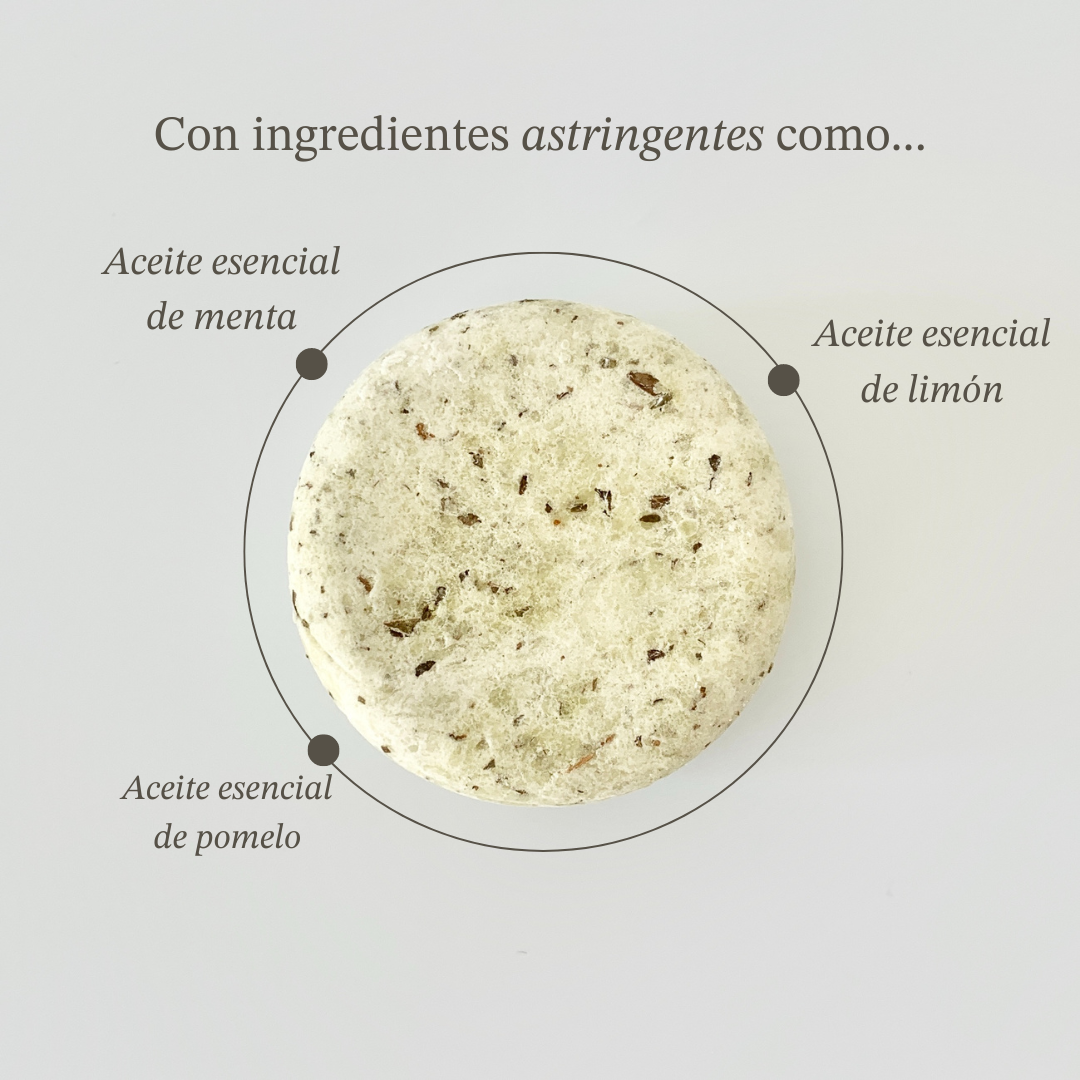 Solid astringent shampoo-4