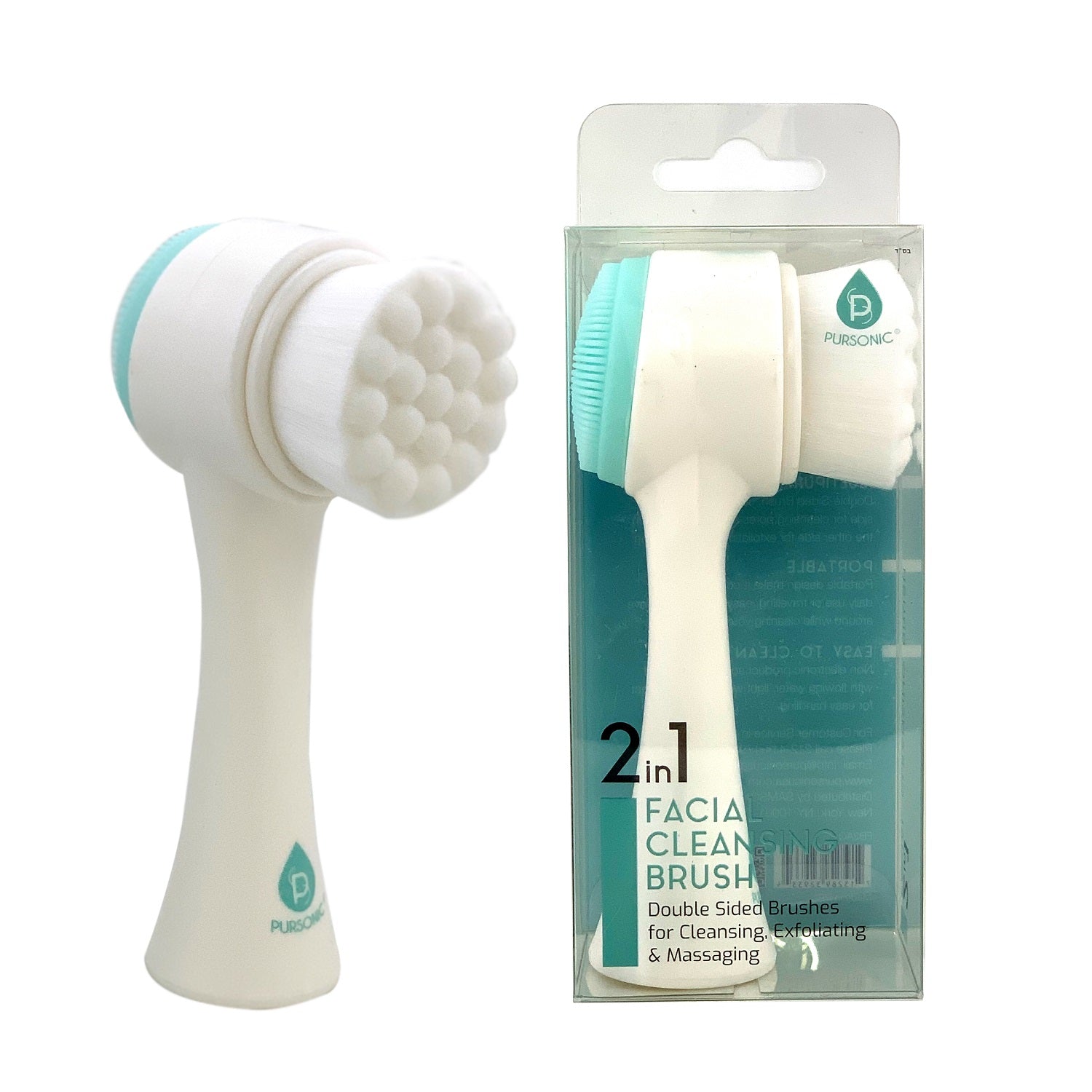 Dual Sided Facial Cleansing Brush-0