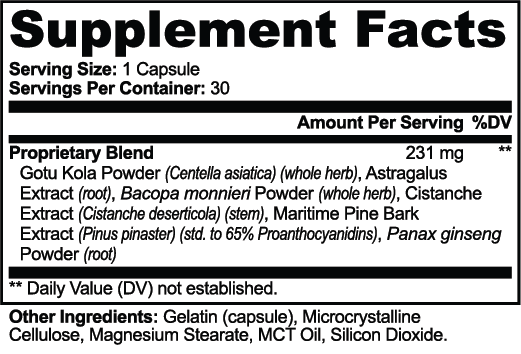 Found My Train of Thought (Gotu Kola & Bacopa Clarity Complex)