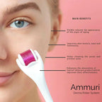 Titanium Derma Roller System for Microneedling & Skin Rejuvenation | Ammuri-2
