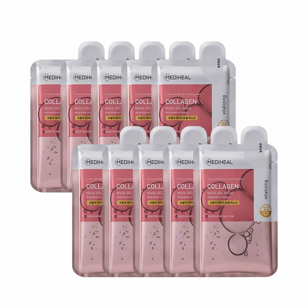 MEDIHEAL Collagen Nude Gel Mask Sheet 10P-0
