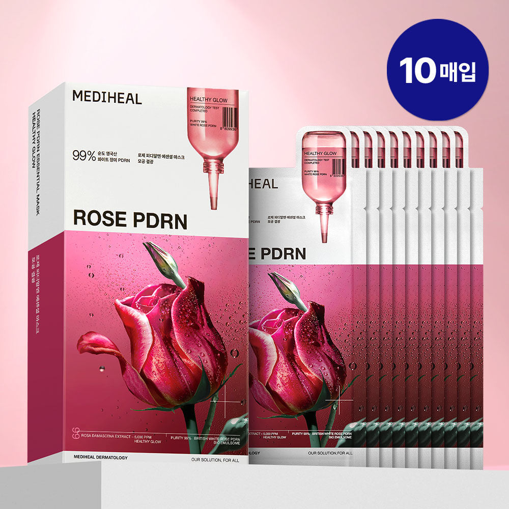 MEDIHEAL Rose PDRN Essential Mask Sheet 10+1 [Tanning Melody Collab]-1